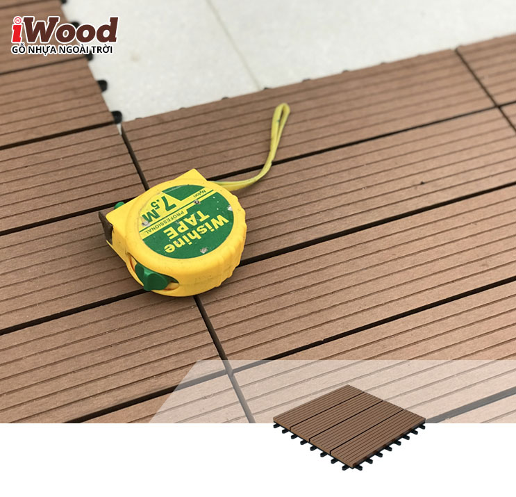 Thi công vỉ gỗ iWood Dt300x300 Wood 4