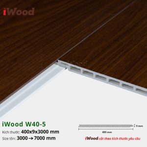 Tấm ốp nano iWood W40-5