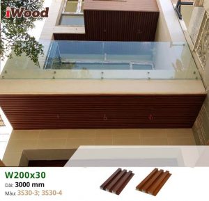 Thi công ốp trần tấm ốp lam sóng mã W200x30-3S30-3 và W200x30-3S30-4 tại Bình Tân-H6