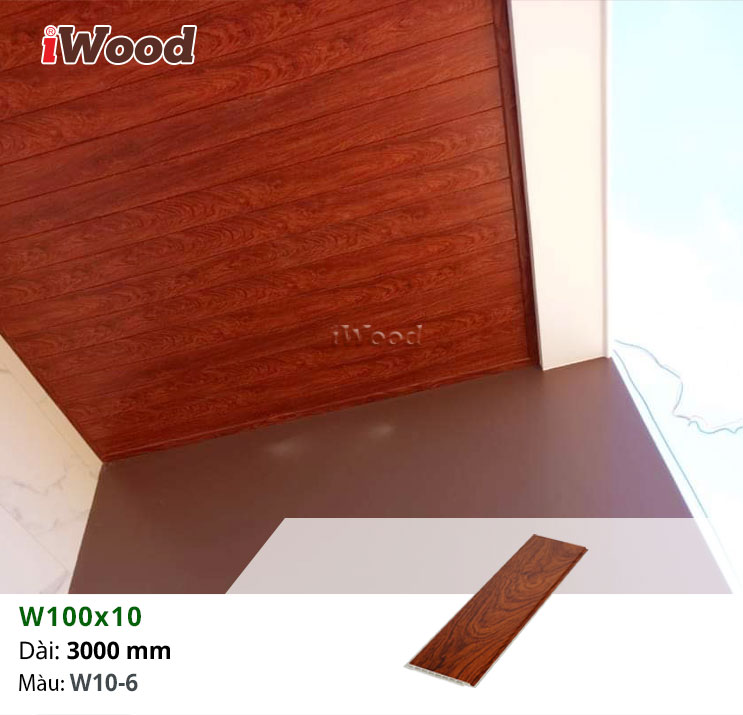 Ốp trần tấm ốp iWood W100x10-W10-6