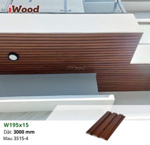 Tấm iWood W195x15-3S15-4 ốp diềm mái tại Tây Ninh
