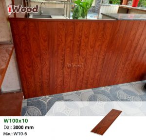 Ốp quầy bar tấm ốp iWood W100x10-W10-6
