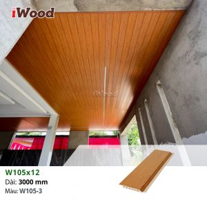 Tấm iWood W105x12-W105-3 ốp trang trí trần nhà tại Buôn Mê Thuột