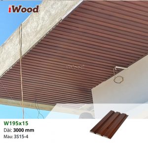 Tấm iWood W195x15-3S15-4 ốp diềm mái