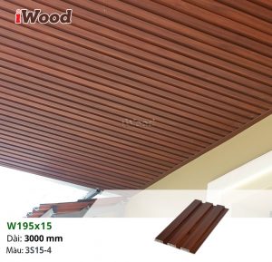 Ốp trần tấm iWood W195x15-3S15-4 tại Tây Ninh