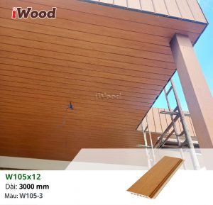 Tấm iWood W105x12-W105-3 ốp trần