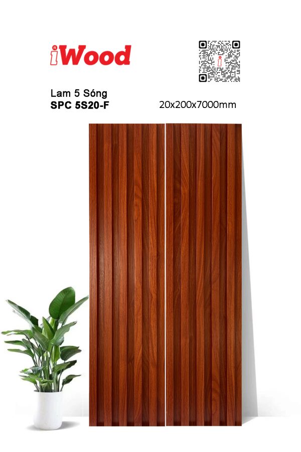 Tấm ốp iWood SPC 5S20-F