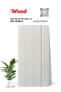 Tấm ốp phẳng hèm U iWood SPC W105-A