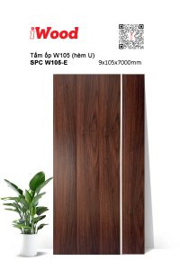 Tấm ốp phẳng hèm U iWood SPC W105-E