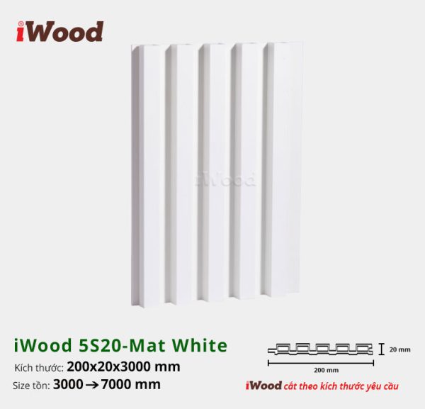 iWood 5S20 Mat White