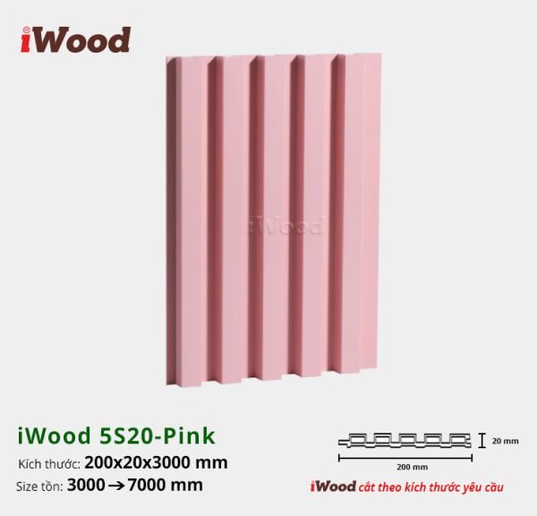 iWood 5S20-Pink