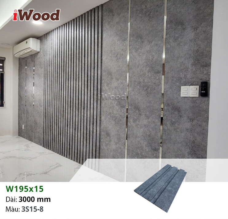 tấm ốp iWood cho không gian nội thất