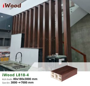 Lam nhựa giả gỗ iWood L818-4