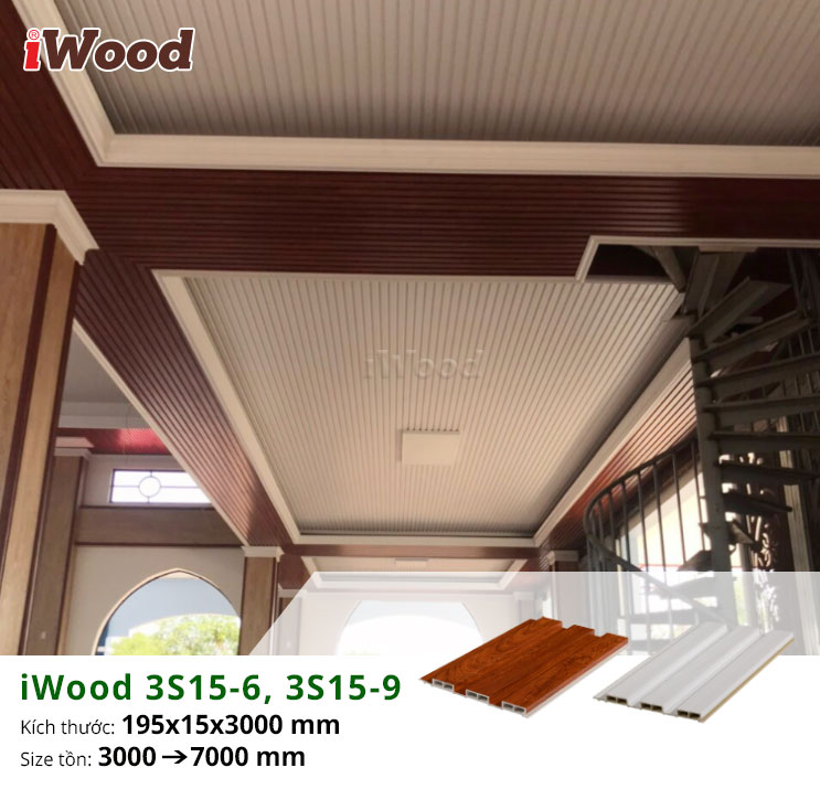 tấm ốp iWood 3S15-6, 3s15-9
