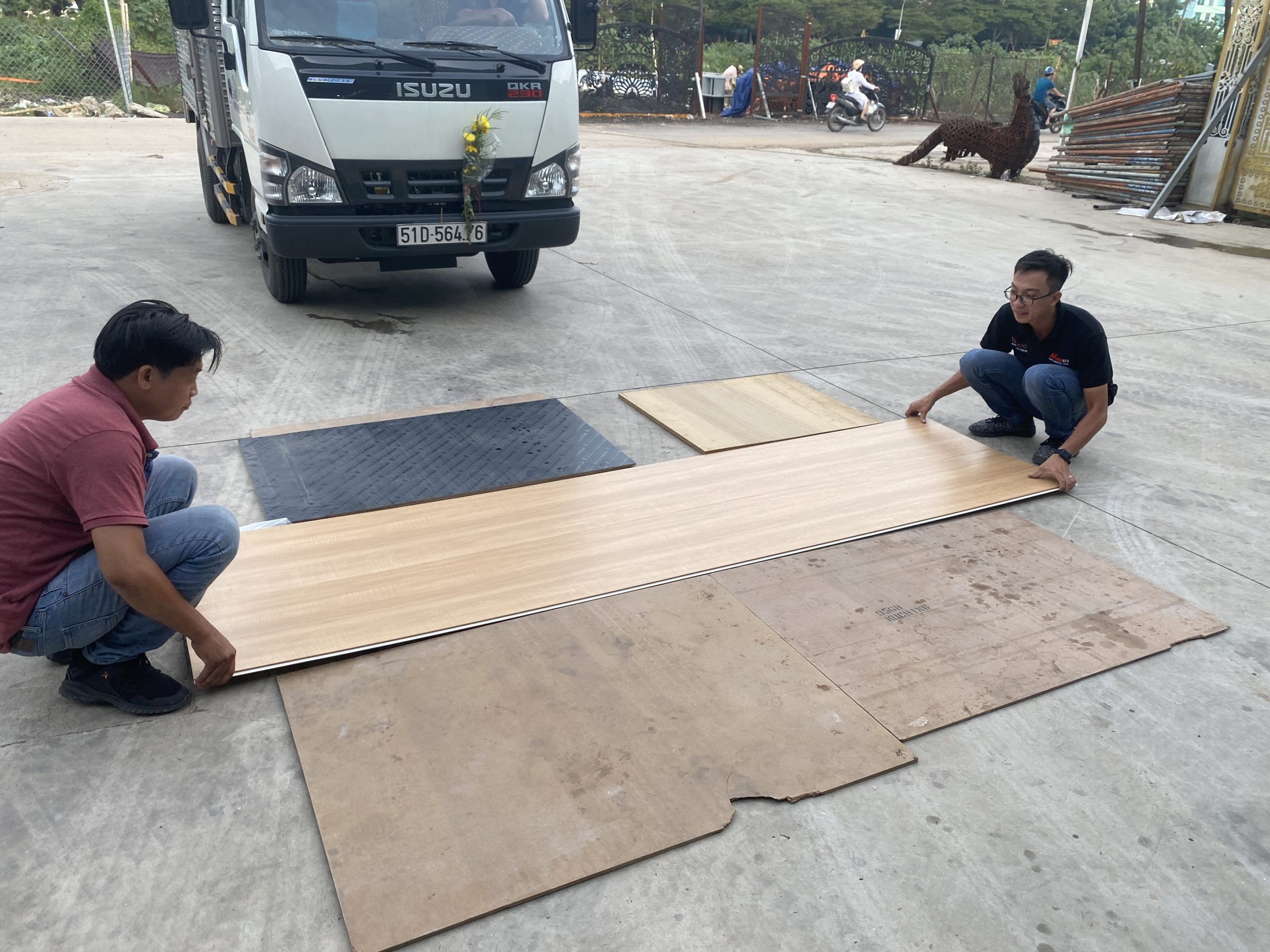 Kiểm tra, test chất lượng tấm  iWood phẳng