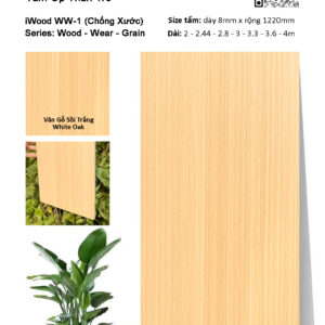 Tấm ốp đa năng than tre vân gỗ iWood WW-1