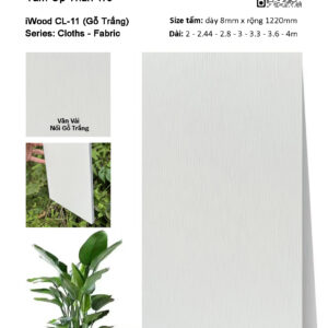 Tấm ốp đa năng than tre vân vải iWood CL-11