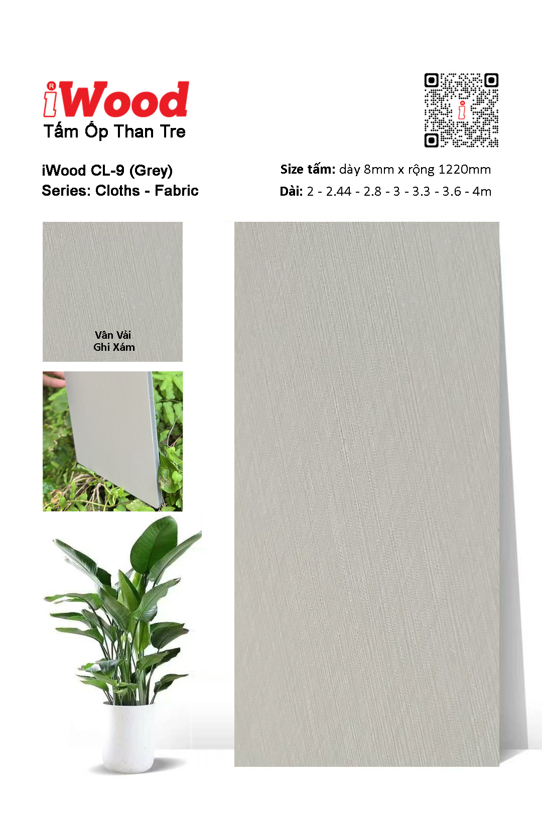 Tấm Than Tre Film Vân Vải CL-9