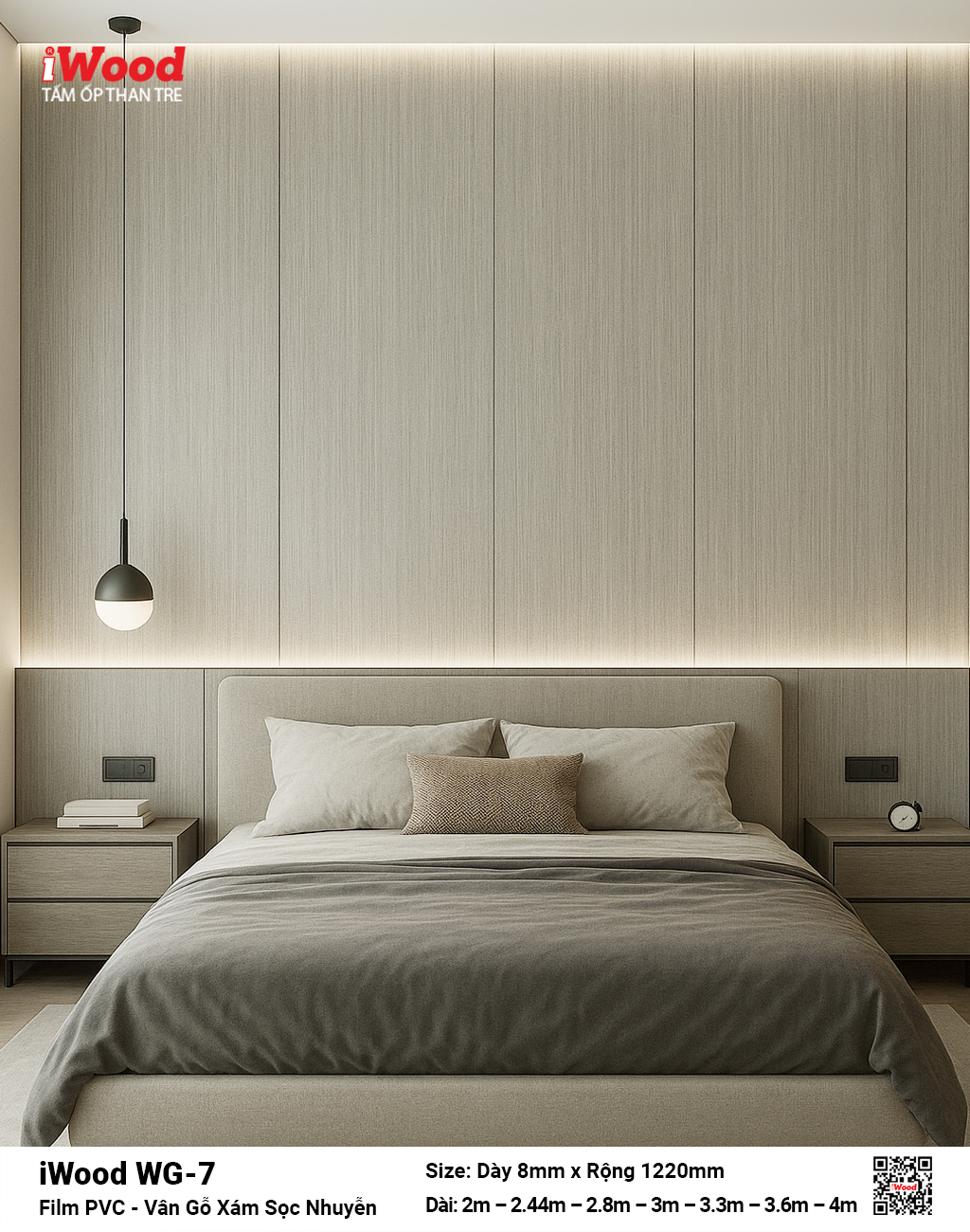 Tấm Than Tre Film Vân Gỗ