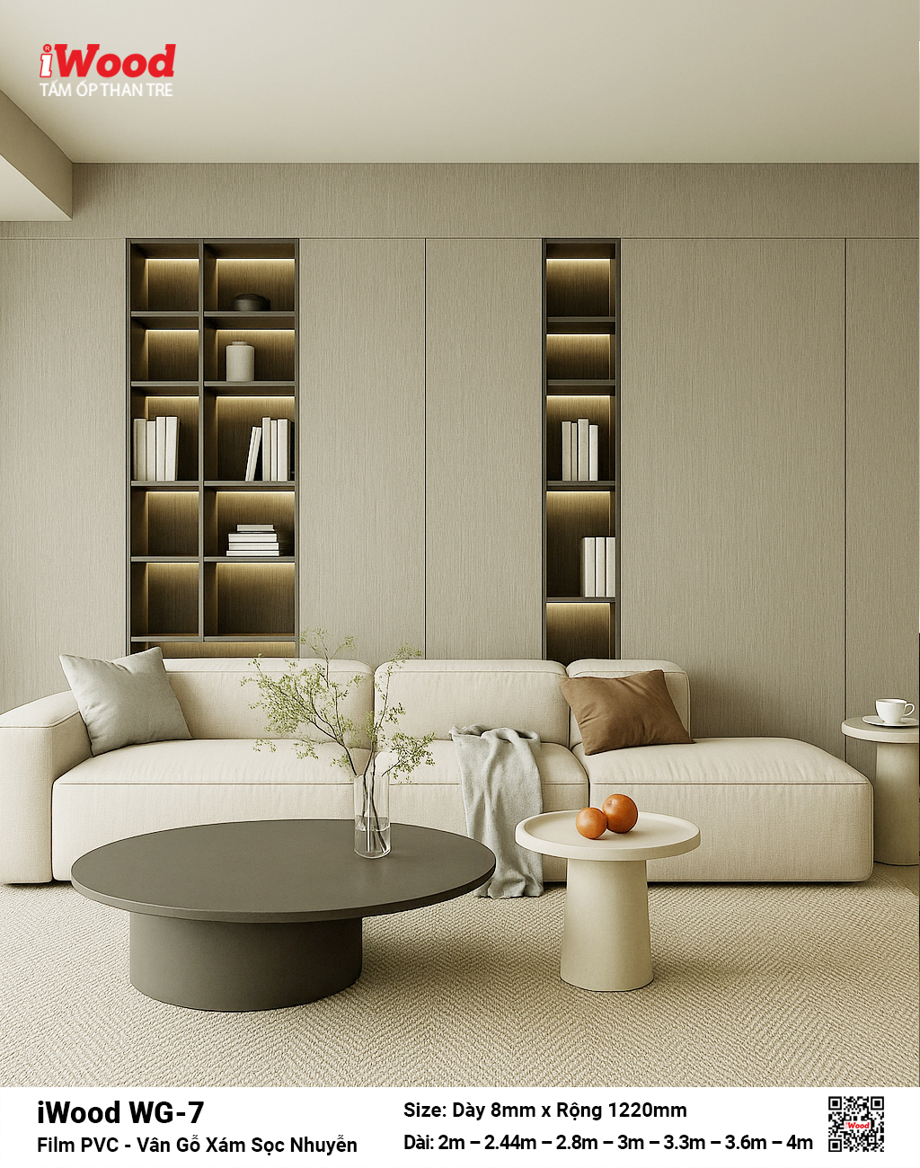 Tấm Than Tre Film Vân Gỗ