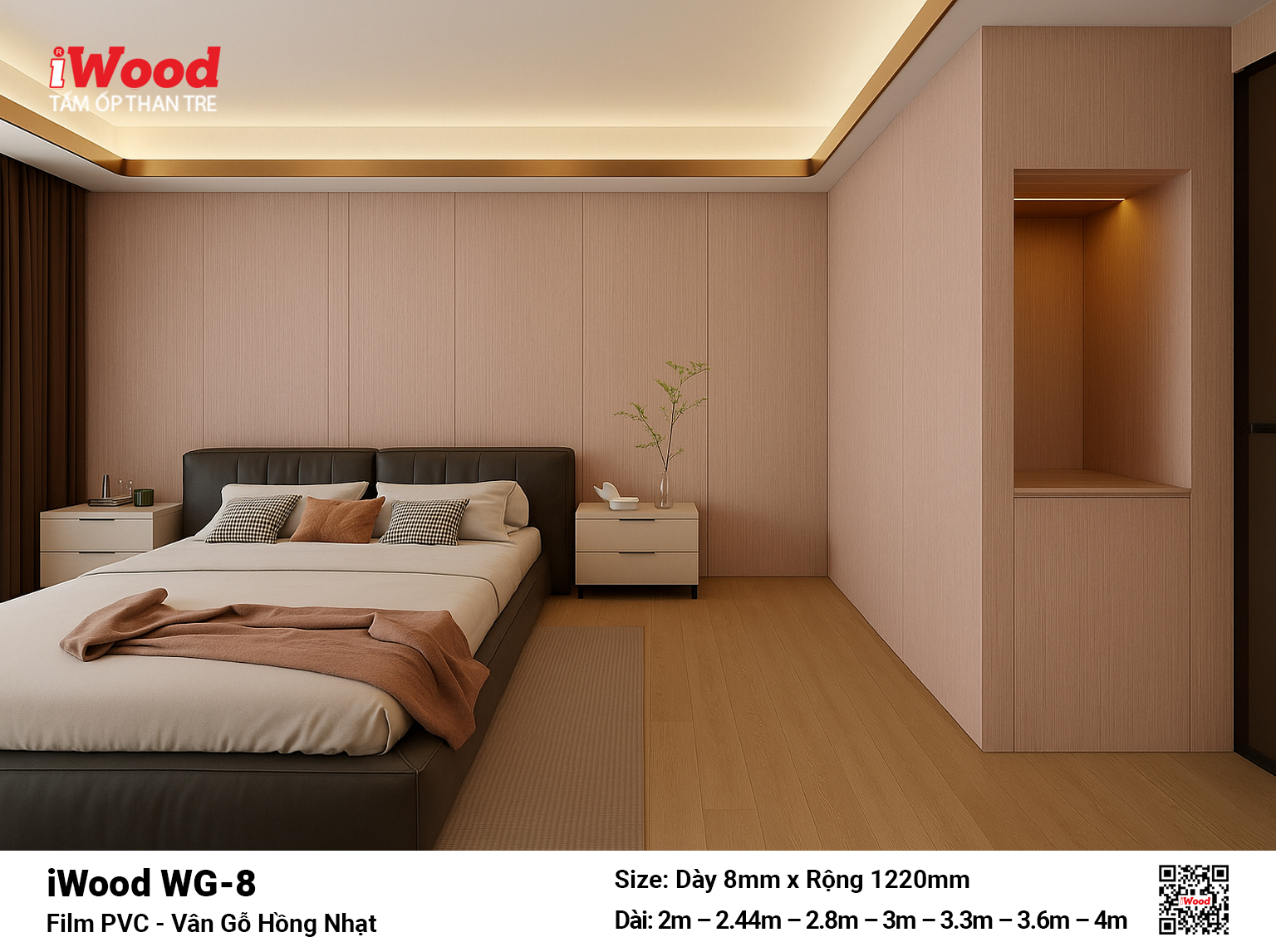 Tấm Than Tre Film Vân Gỗ WG-8 - Hình ảnh 3