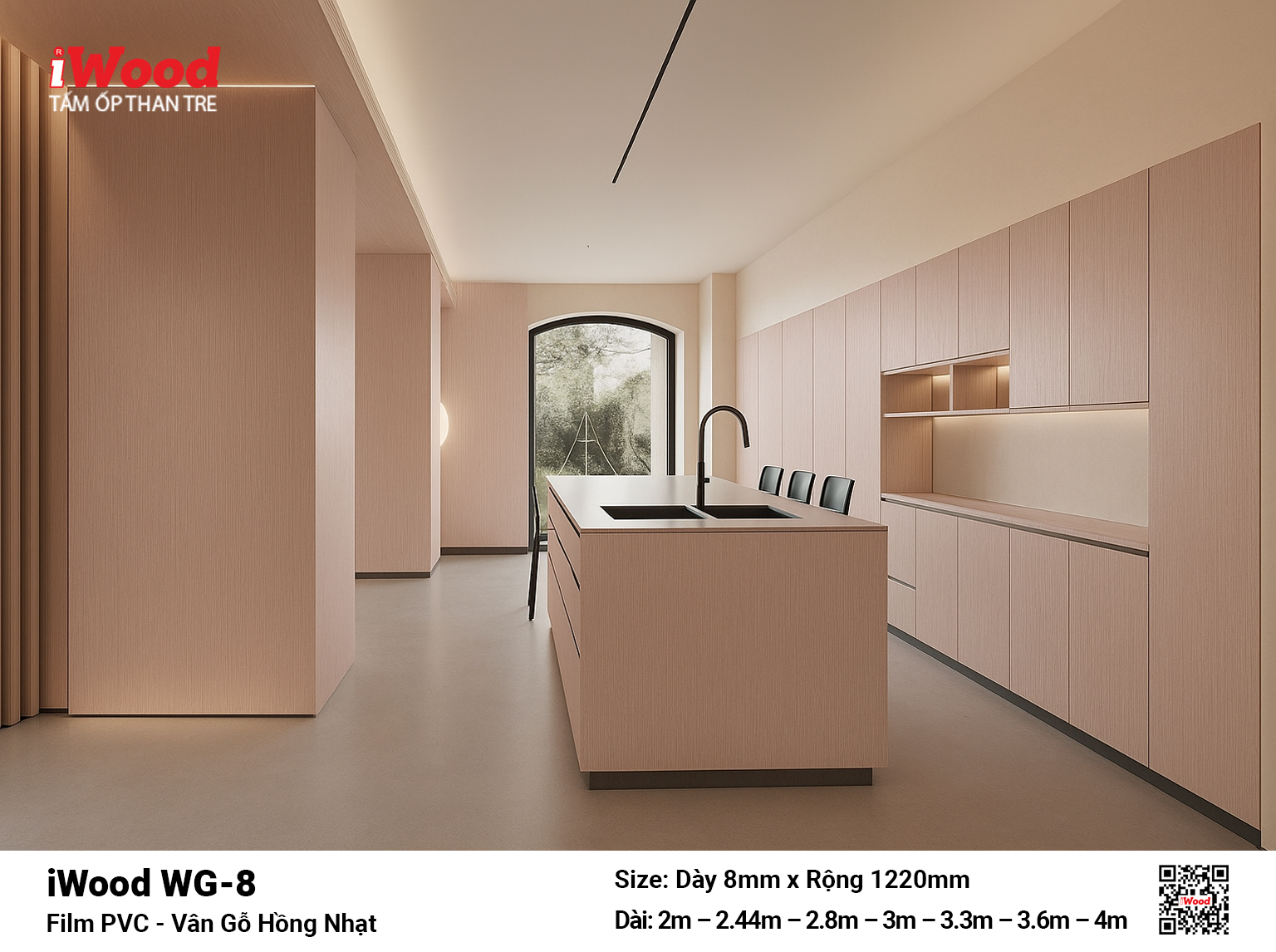 Tấm Than Tre Film Vân Gỗ WG-8 - Hình ảnh 4
