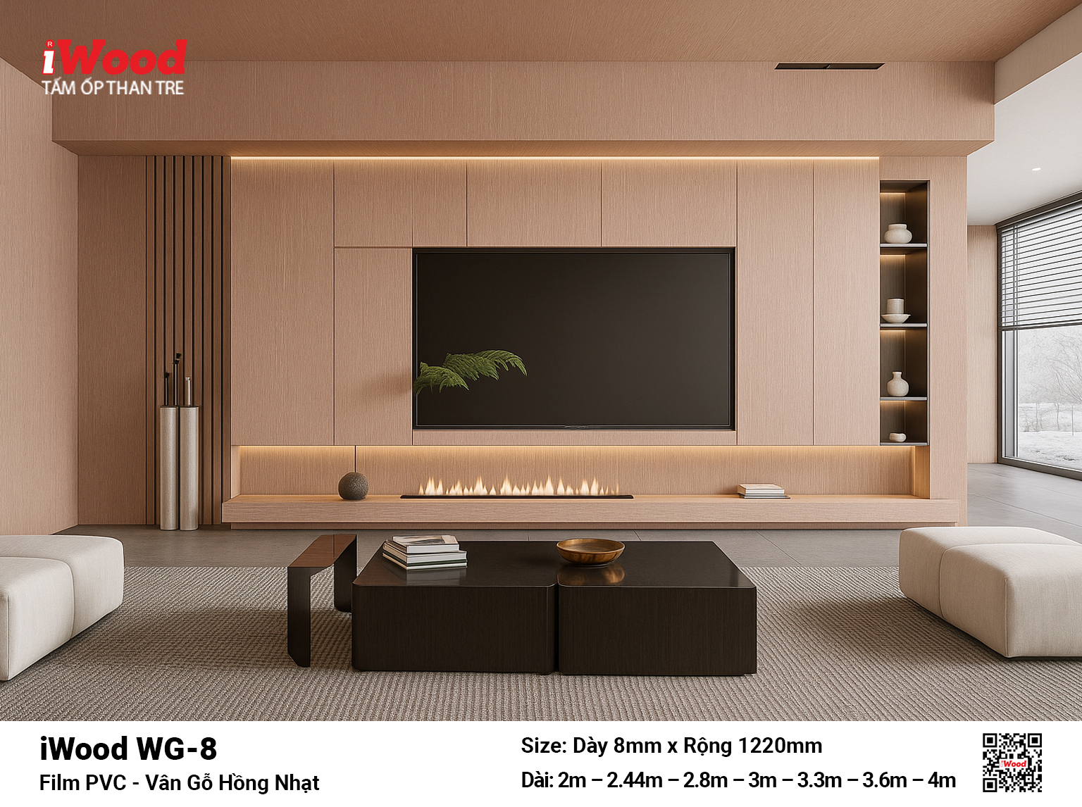 Tấm Than Tre Film Vân Gỗ WG-8 - Hình ảnh 5