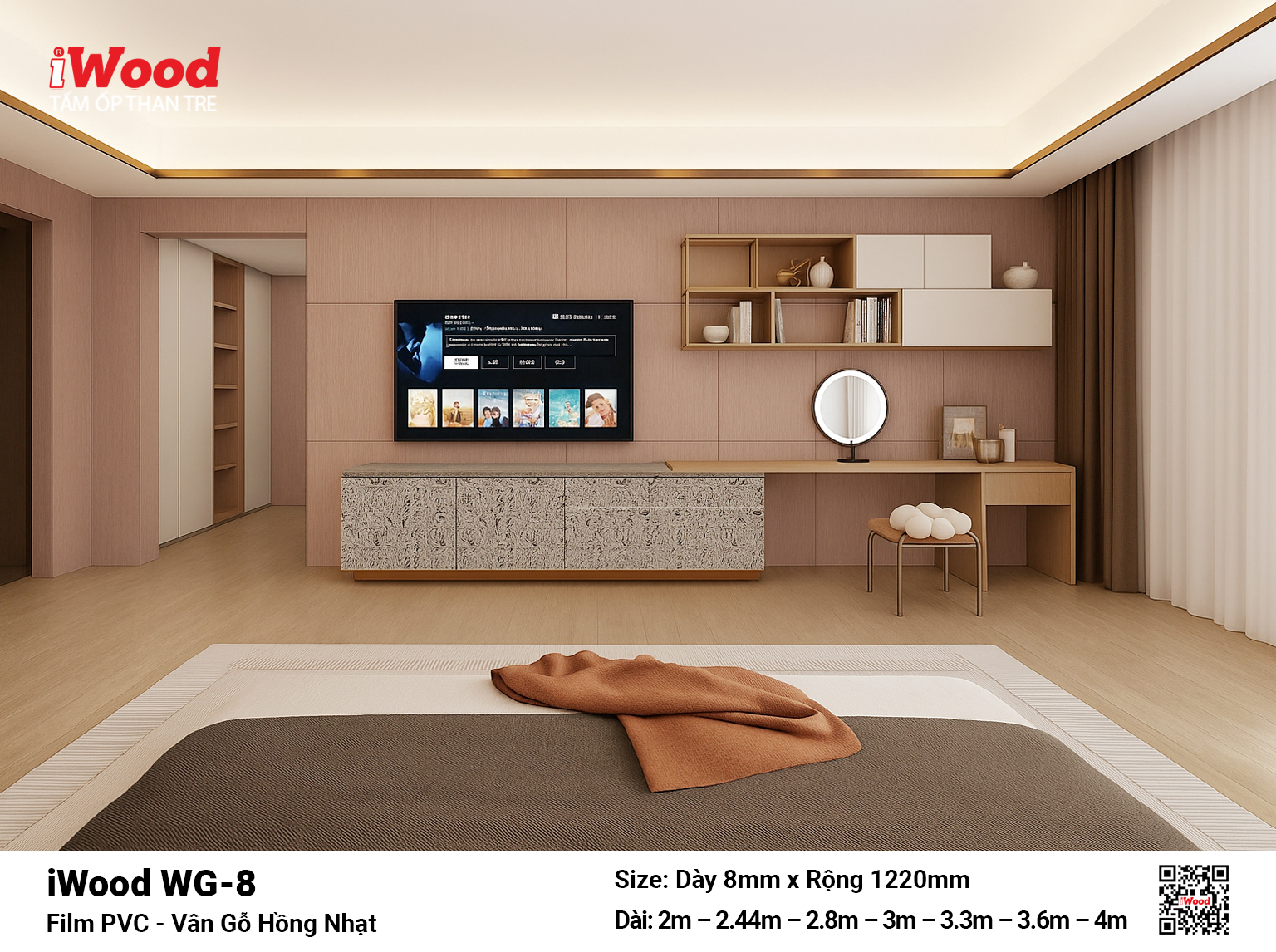 Tấm Than Tre Film Vân Gỗ WG-8 - Hình ảnh 6