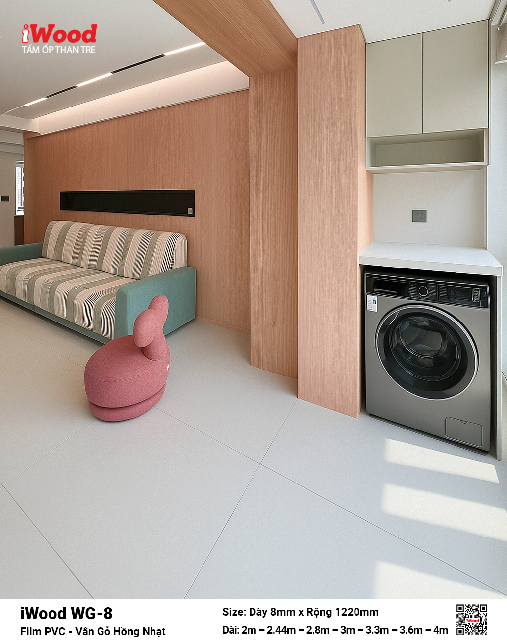 Tấm Than Tre Film Vân Gỗ WG-8 - Hình ảnh 8