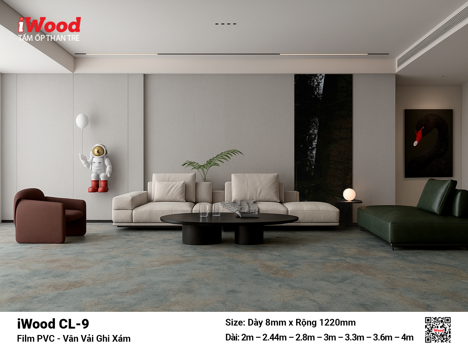 Tấm Than Tre Film Vân Vải CL-9