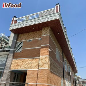 Mẫu Ốp Mái Hiên Đẹp Nhất Hiện Nay Với Tấm Lam Sóng Nhựa iWood