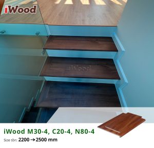 Bậc cầu thang Nhựa iWood