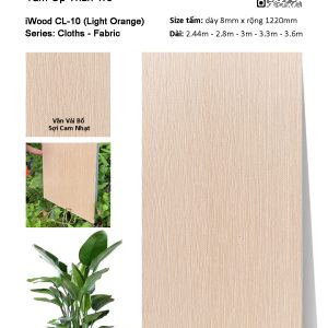 Tấm ốp đa năng than tre vân vải iWood CL-10