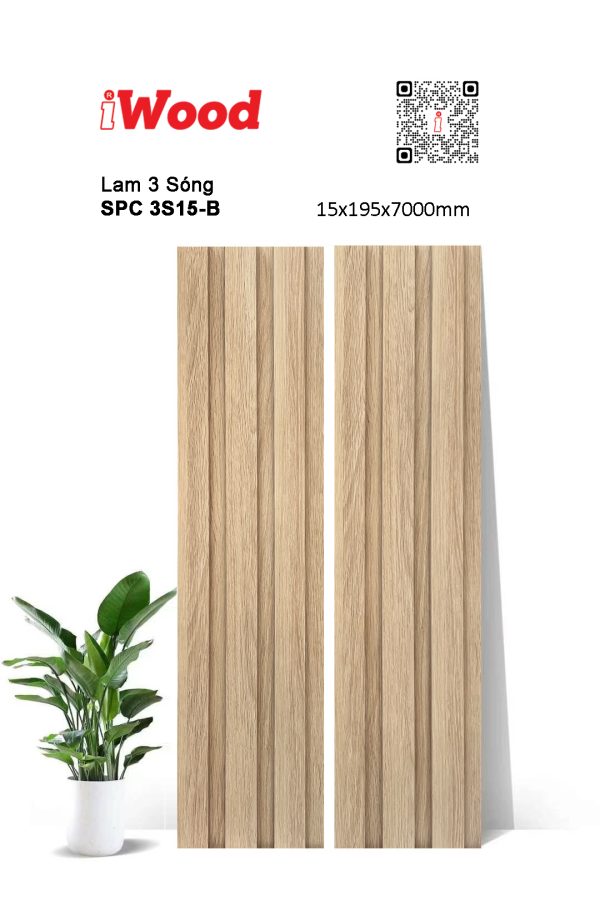 Tấm ốp iWood SPC 3S15-B