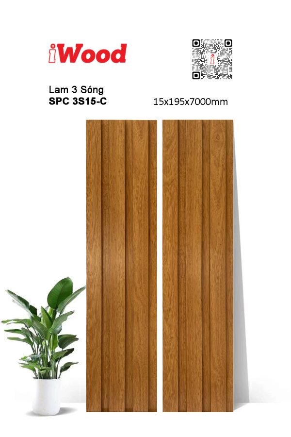 Tấm ốp iWood SPC 3S15-C
