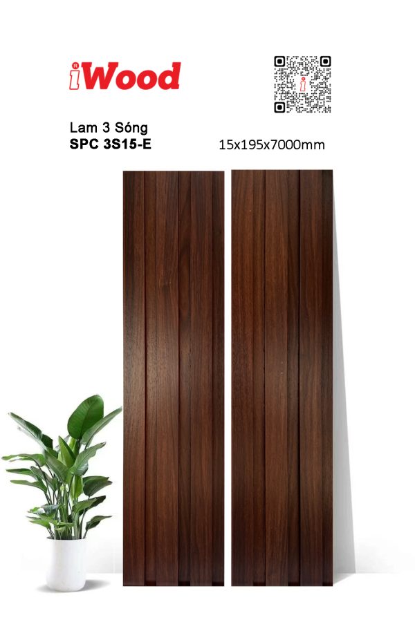 Tấm ốp iWood SPC 3S15-E