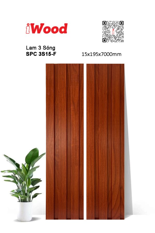 Tấm ốp iWood SPC 3S15-F