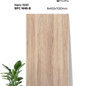 Tấm ốp Nano phẳng iWood SPC W40-B