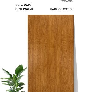 Tấm ốp Nano phẳng iWood SPC W40-C