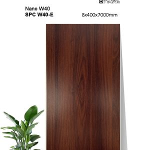 Tấm ốp Nano phẳng iWood SPC W40-E