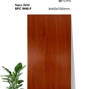 Tấm ốp Nano phẳng iWood SPC W40-F
