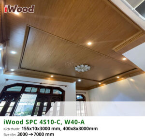 Tấm ốp iWood SPC 4S10-C, W40-A