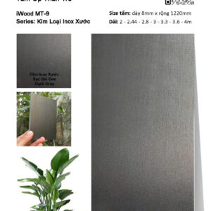 tấm ốp đa năng iWood film inox xước