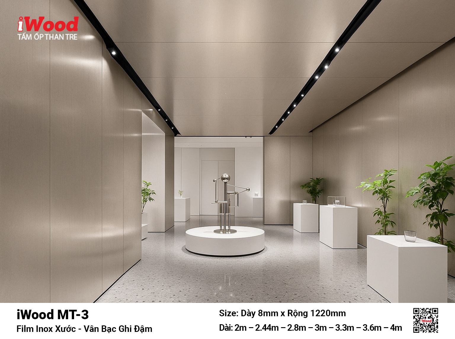 Tấm Than Tre Film Inox Xước