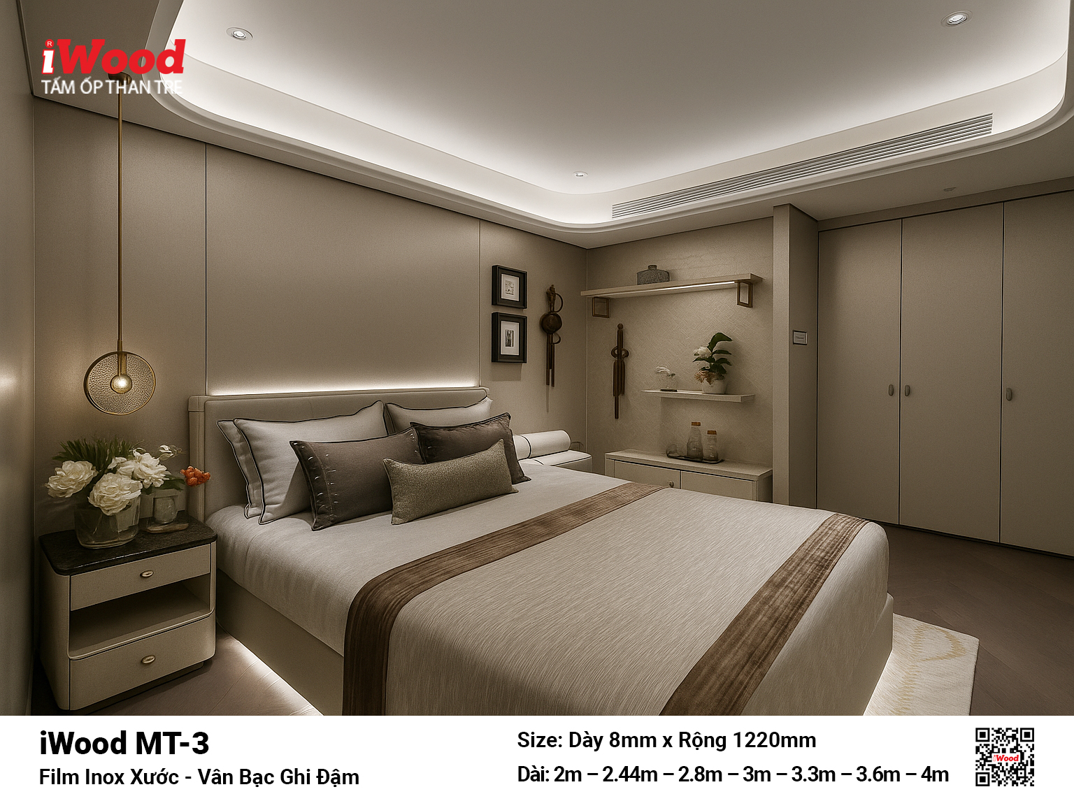 Tấm Than Tre Film Inox Xước