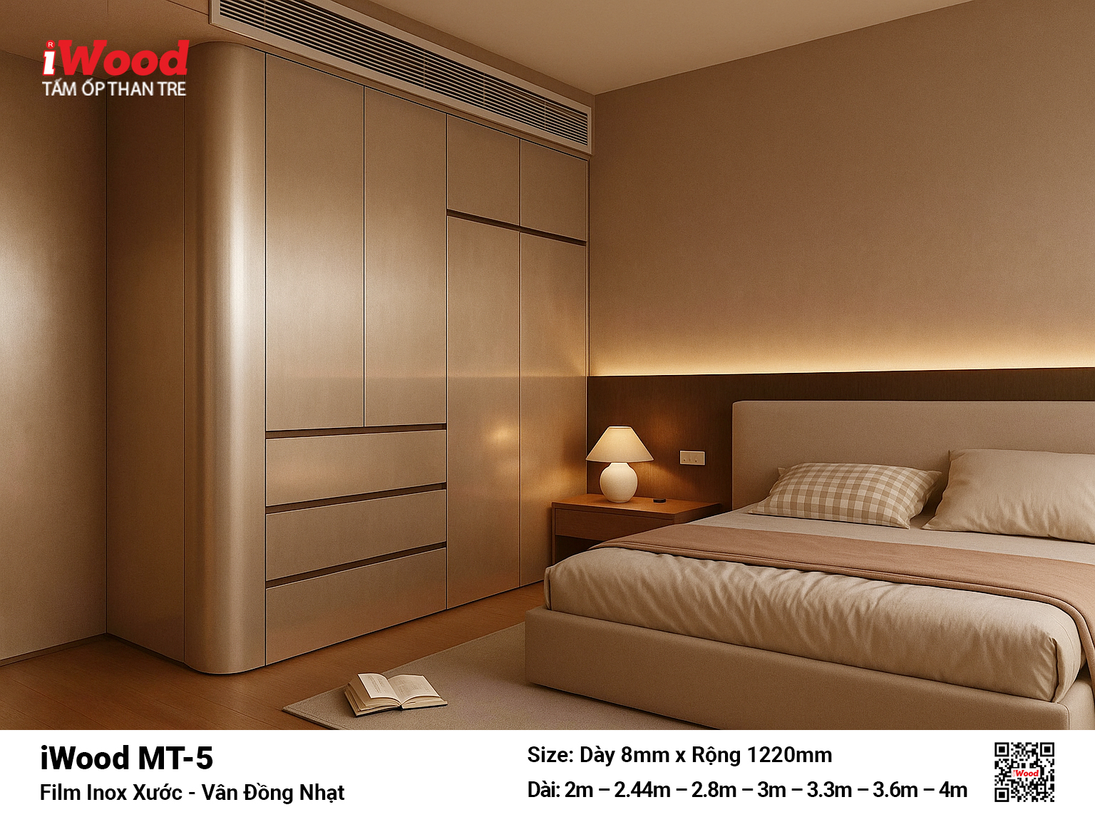 Tấm Than Tre Film Inox Xước