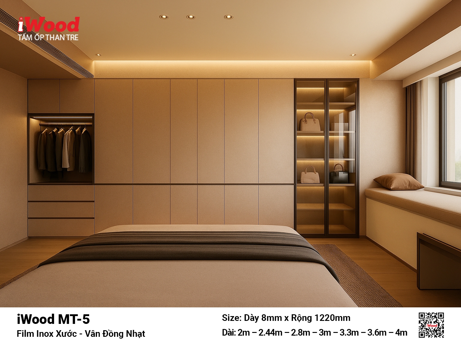 Tấm Than Tre Film Inox Xước