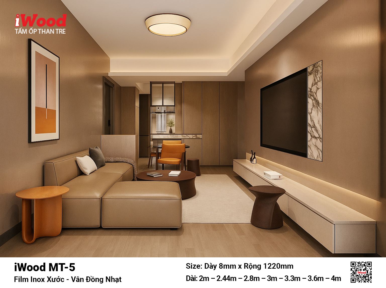 Tấm Than Tre Film Inox Xước