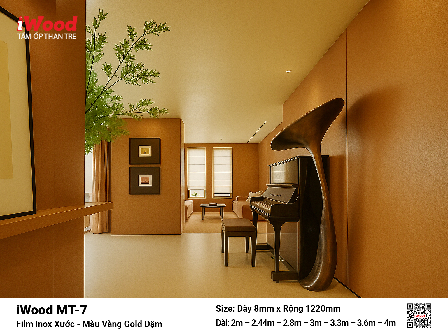 Tấm Than Tre Film Inox Xước