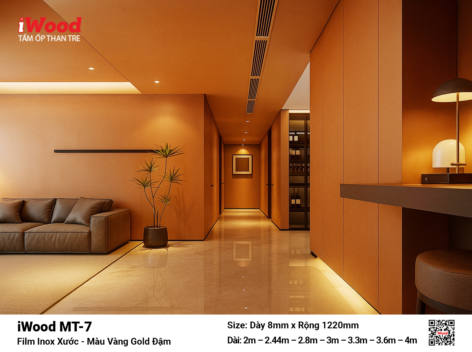 Tấm Than Tre Film Inox Xước